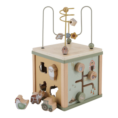 Little Dutch - Houten Activiteitenkubus | Little Farm