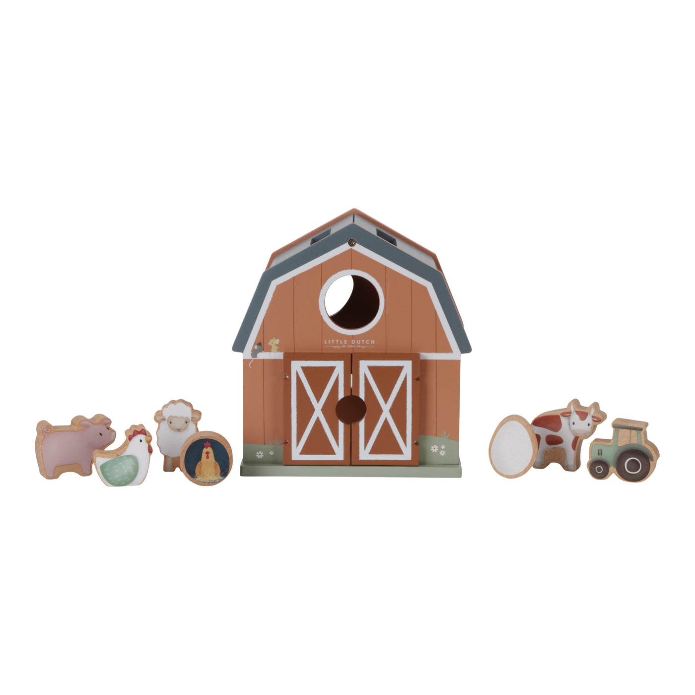 Little Dutch - Vormensorteerder Little Farm | Houten Schuur