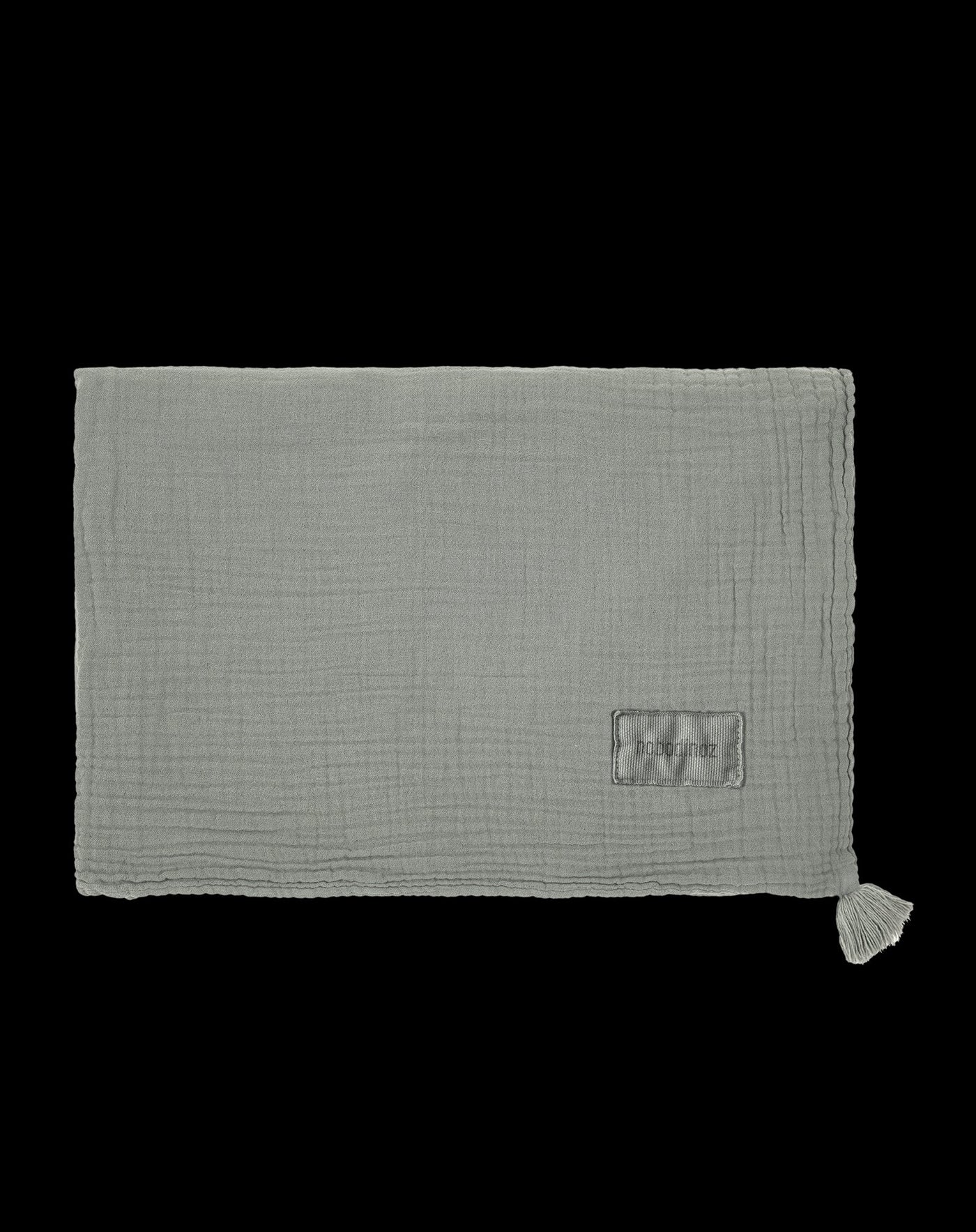 Deken 65 x 100 cm Wabi Sabi Double Muslin Azure