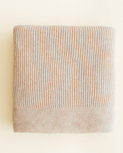 Hvid - Deken 100 x 140 cm Gaston | Soft Beige