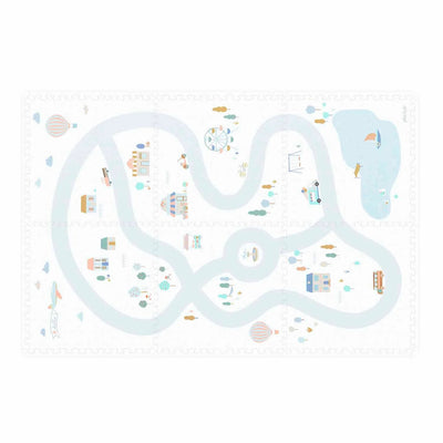 Speeltapijt Puzzelmat Eevaa Village / Terrazzo