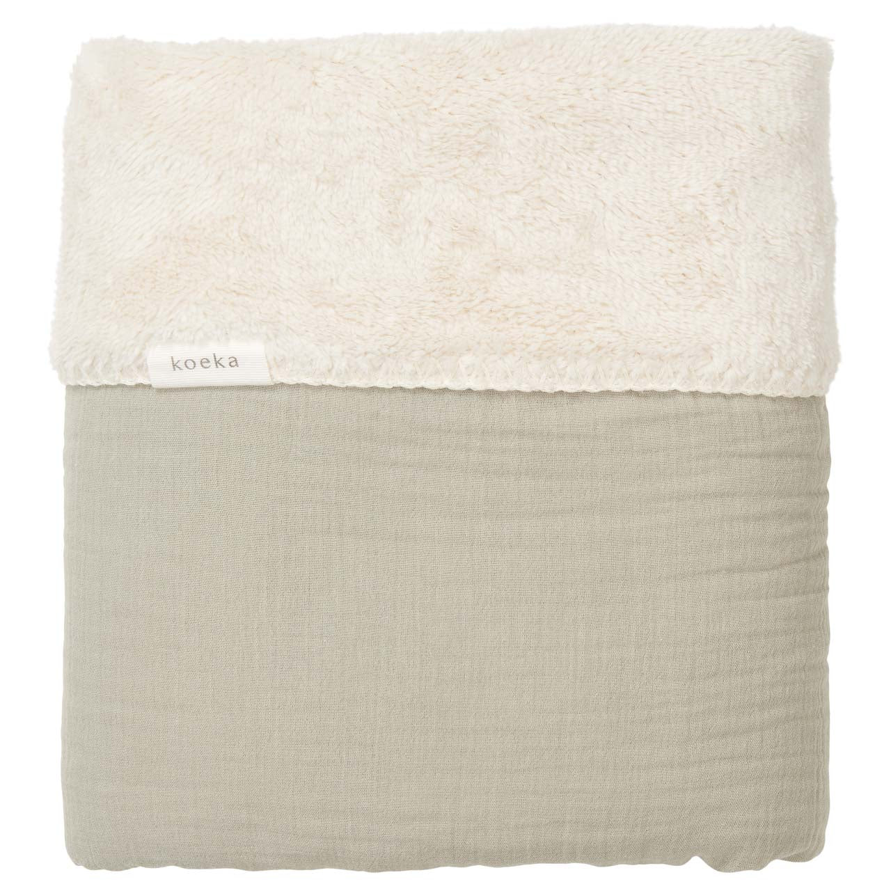 Deken Ledikant 100 x 150 cm Teddy Faro Sage
