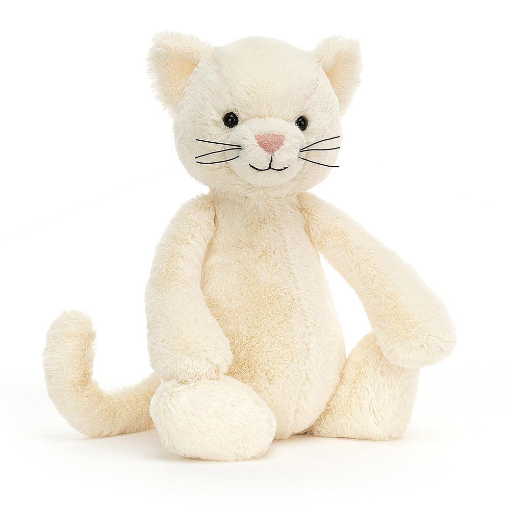 Jellycat - Knuffel Bashful Cream Kitten 31cm | Kat