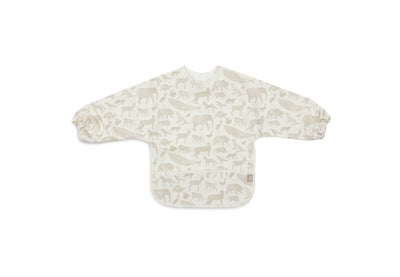 Jollein - Mouwslab Waterproof Animals Olive Green | Maximale Bescherming