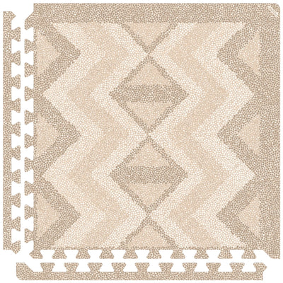 Eeveve - Puzzel Speeltapijt Kilim Sand | Veilig & Stijlvol | 180 x 120 cm