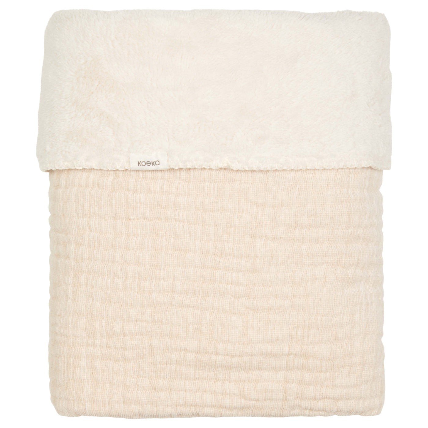 Koeka - Ledikantdeken 100x150 cm Rivoli Teddy | Warm White