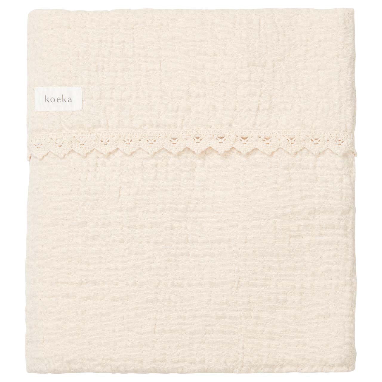 Koeka - Wiegdeken 75x100 cm Elba Lace | Natural