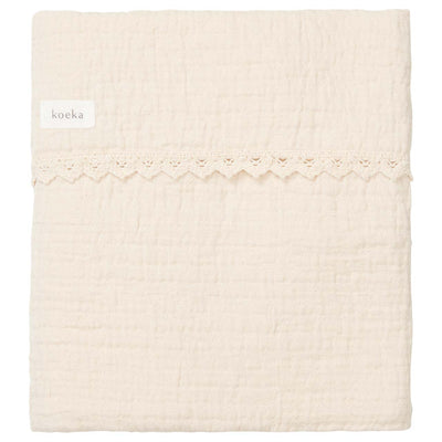 Koeka - Wiegdeken 75x100 cm Elba Lace | Natural