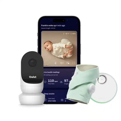 Owlet - Dream Duo (Dream Sock + Cam 2) Mint | Slimme Babyfoon
