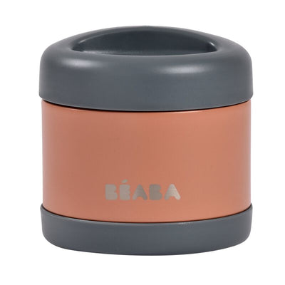 Béaba - Thermo Potje Voeding 500ml | Mineral Grey / Terracotta