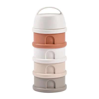 Béaba - Stapelbare Doseerdozen | Cotton White / Terracotta