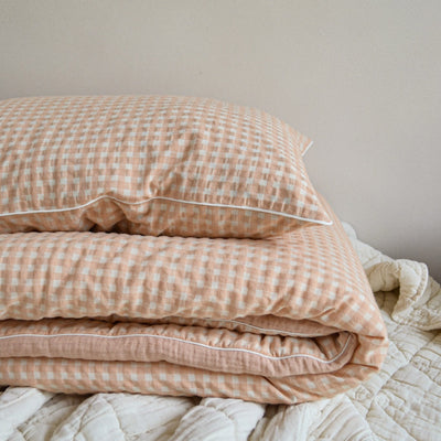 Donsovertrek Bed 100 x 135 cm Max Peach