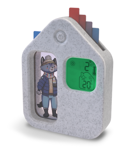 Kidywolf - Weerstation Kidyweather White | Educatief Weerstation voor Kinderen