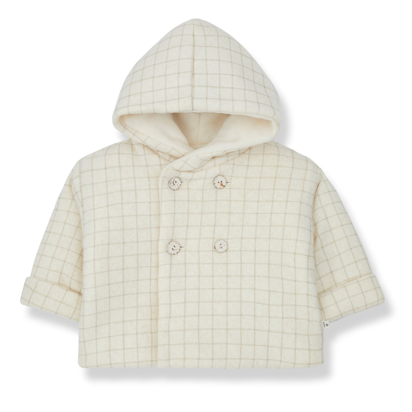 Jas Met Kap Artur Padded Ecru