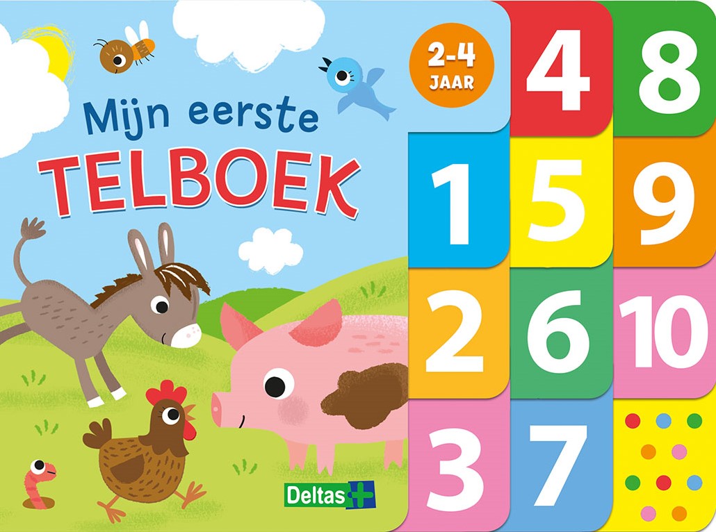 Deltas - Boek Mijn Eerste Telboek | Kartonboekje