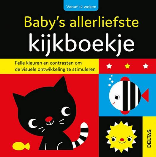Deltas - Boek Baby's Allerliefste Kijkboekje | Contrasten voor Baby’s