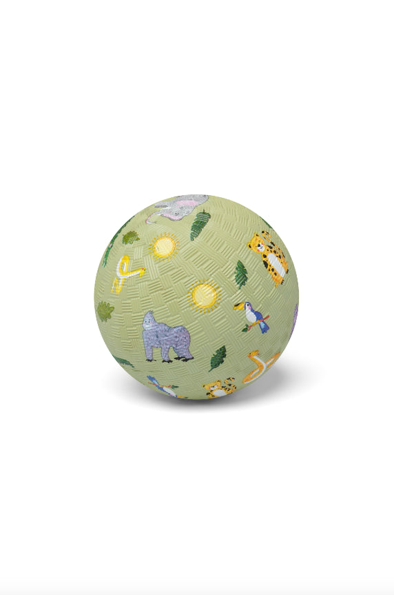 Little L - Speelbal Rubber Jungle 13 cm | Jungle Thema