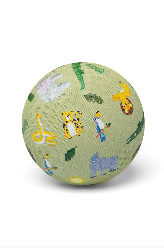 Little L - Speelbal Rubber Jungle 18 cm | Jungle Thema