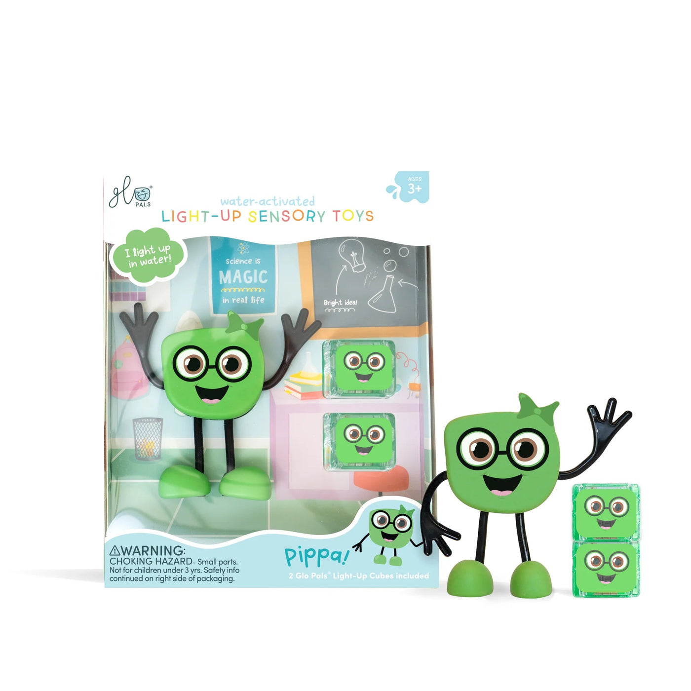 Glo Pals - Badspeeltje Met Licht Light Up | Pippa Green