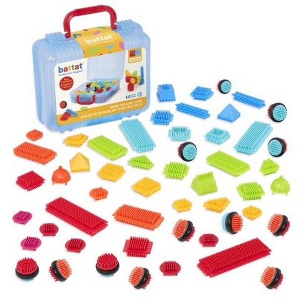 Bristle - Blokken met Borstelharen (50 stuks) | Bouwspeelgoed