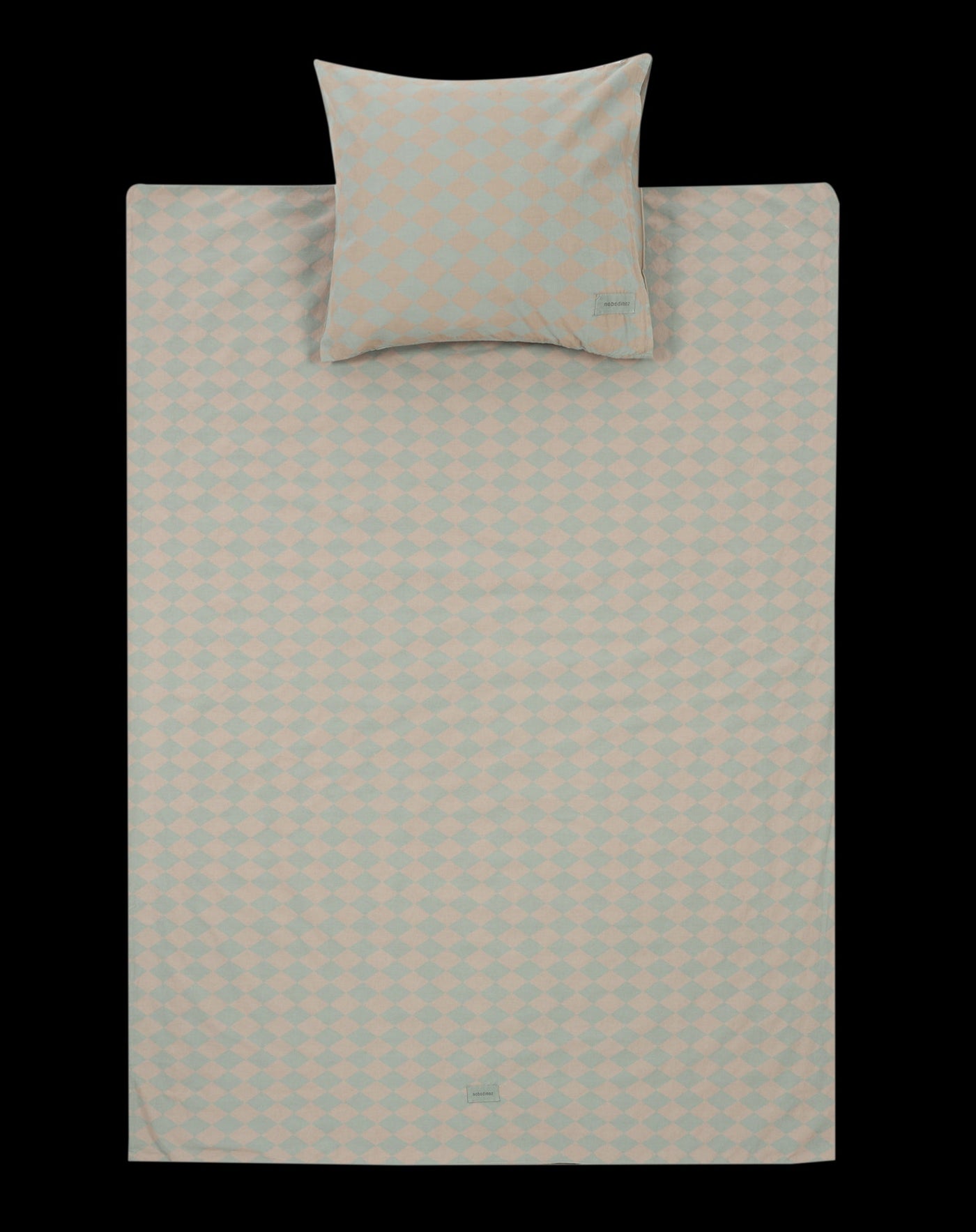 Donsovertrek Bed 100 x 140 cm Vibes Blue Harlequin