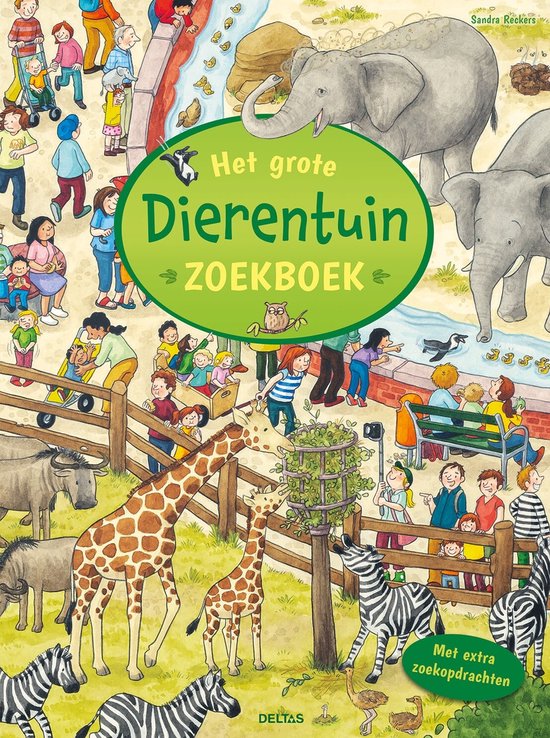 Deltas - Het Grote Dierentuin Zoekboek | Karton