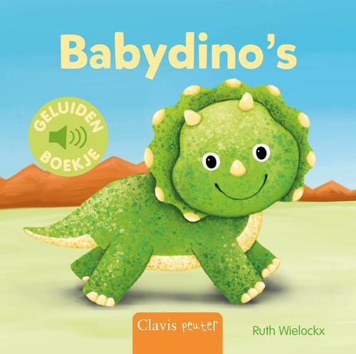 Clavis - Geluidenboekje Babydino's | Interactief Geluidsboek
