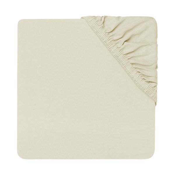 Hoeslaken 75 x 95 cm Jersey Ivory