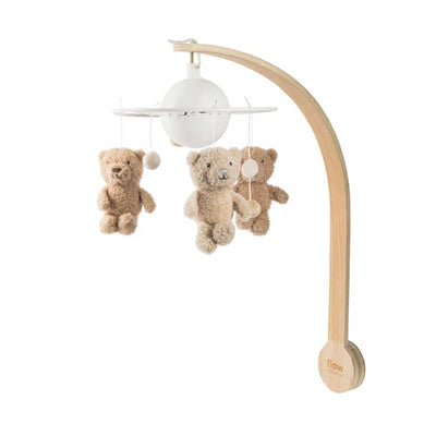 Flow Amsterdam - Houten Muziekmobiel Lou | Pluchen Beertjes