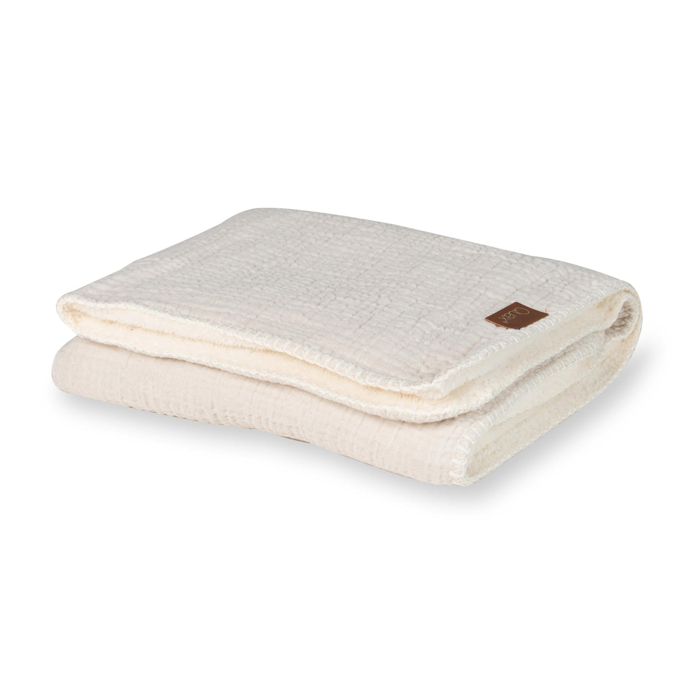 Quax - Deken Teddy 65x80 cm Newborn Natural Clay | Babydeken