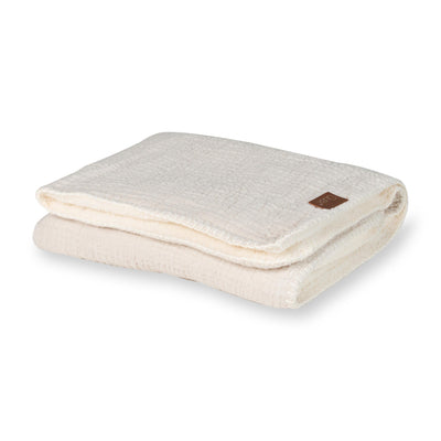 Quax - Deken Teddy 65x80 cm Newborn Natural Clay | Babydeken