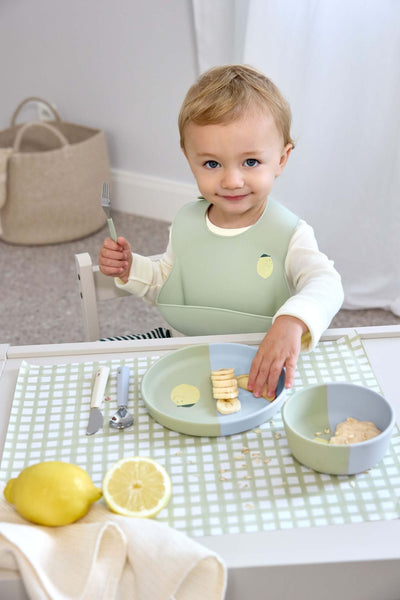 Lässig - Silicone Bord Happy Fruits Lemon | Praktisch Kleurrijk