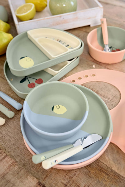 Lässig - Silicone Bord Happy Fruits Lemon | Praktisch Kleurrijk