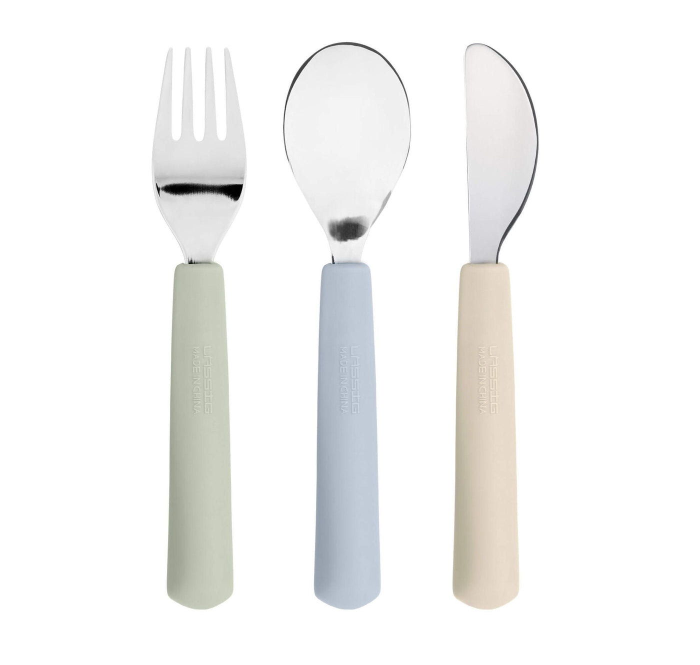 Lässig - Silicone Bestek Happy Fruits Lemon (3-pack) | Zelfstandig eten in stijl