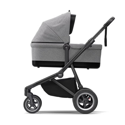 Thule - Kinderwagen Sleek Compleet | Grey Melange on Black
