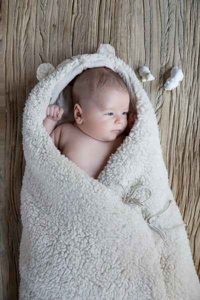 Wikkeldeken Angel Teddy Soft Mouton Cloud Powder