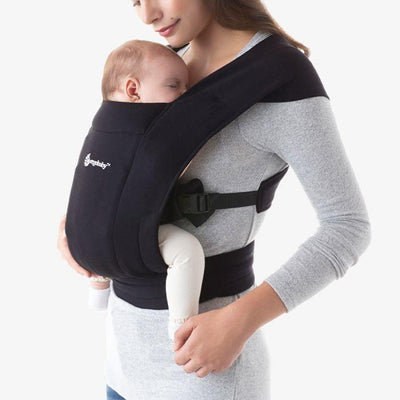 Ergobaby - Draagzak Embrace Knit | Pure Black