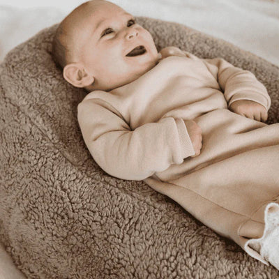 Ilmaha - Hoes Nest Voedingskussen Teddy | Taupe