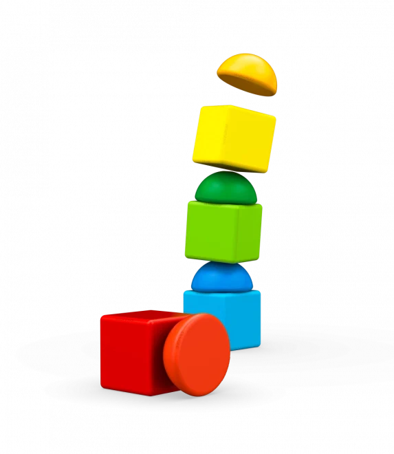 Geomag - Blokken Magicube Recycled Stacking | 8 stuks