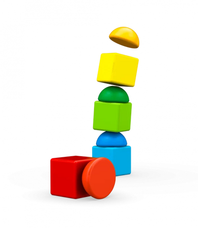 Geomag - Blokken Magicube Recycled Stacking | 8 stuks