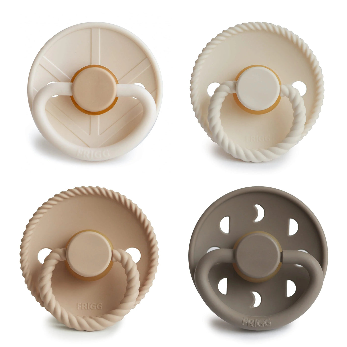 Fopspeen Frigg Crystal Sparkle Latex (4pack) mt 0-6m