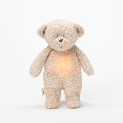 Knuffel The Humming Bear Licht + Geluid 2.0 Sand Natur