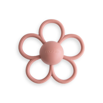 Mushie - Bijtring Daisy | Dusty Rose