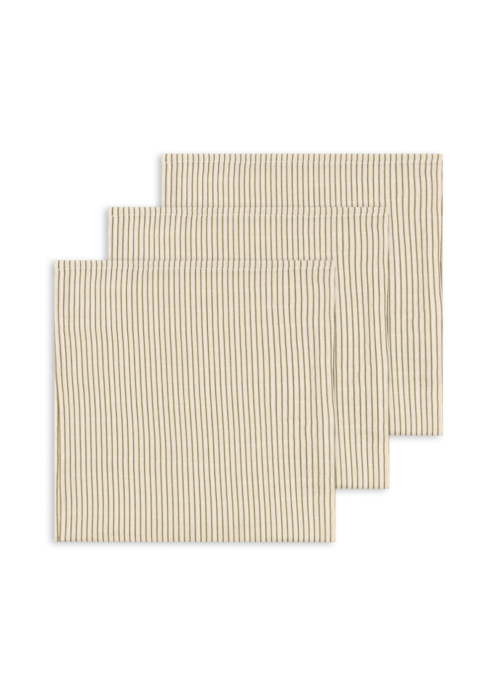 Konges Slojd - Tetradoek Muslin 65 x 65 cm (3 stuks) | Tea Stripe