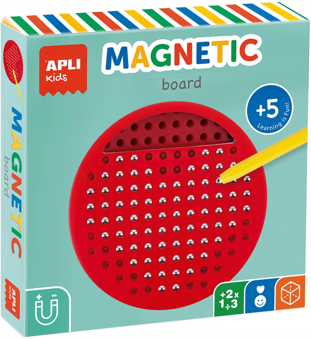 Apli - Magneetbord Met Pen Rond Mini