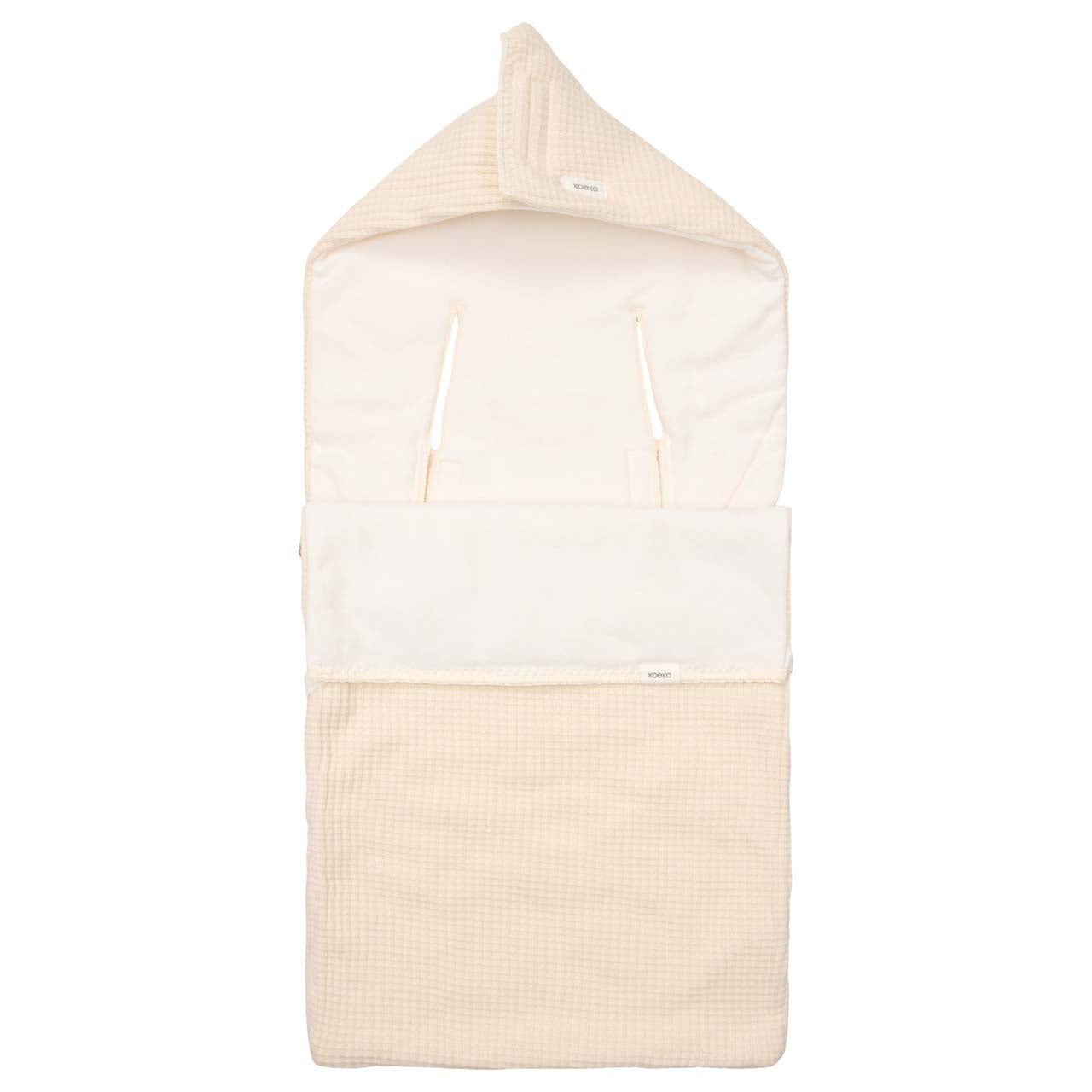 Voetenzak 3 / 5 Puntsgordel Malaga Cotton Fleece Warm White