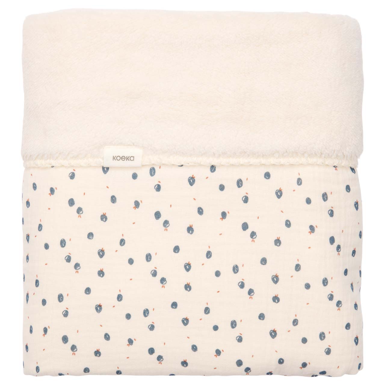 Deken Wieg 75 x 100 cm Lugo Teddy Offwhite