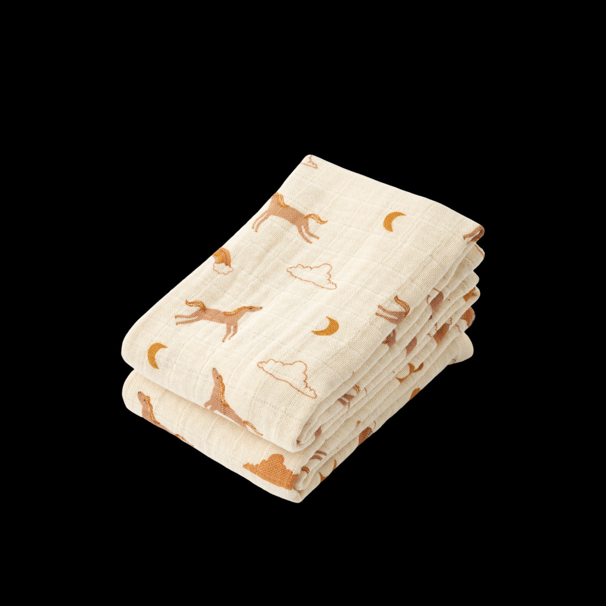 Liewood - Tetradoek Lewis 65 x 65 cm (2 stuks) | Dream Ecru