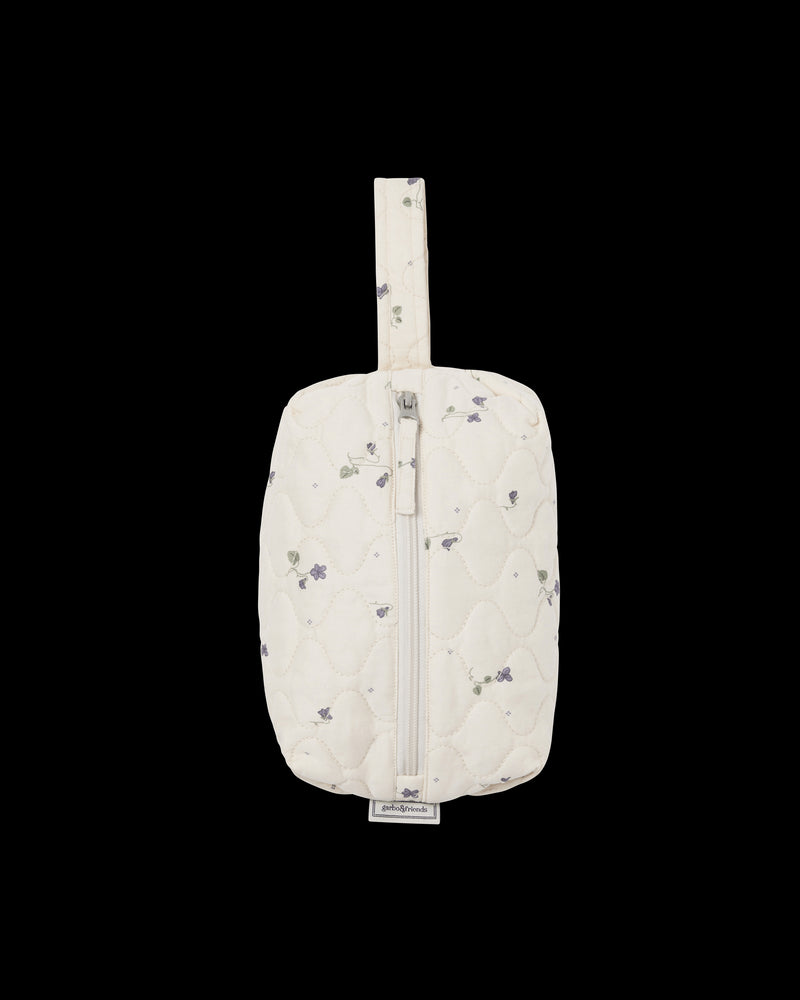Garbo & Friends - Toilettas Small Satin Quilted | Viola