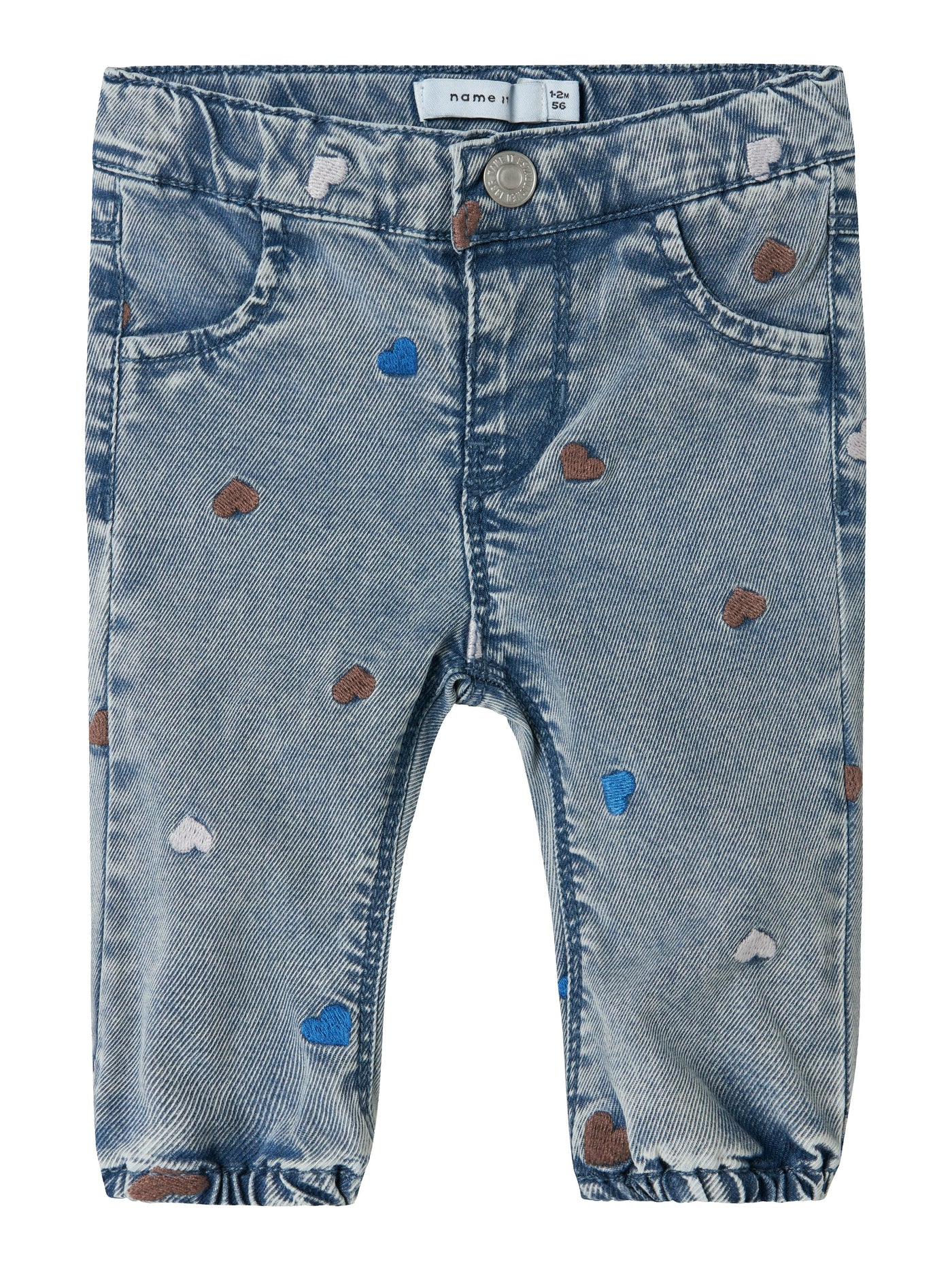Jeans Broek Rose Shaped Light Blue Denim